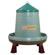 Кормушка бункерная Gaun Eco Recycled 8 кг с решеткой с круглыми отверстиями на ножках