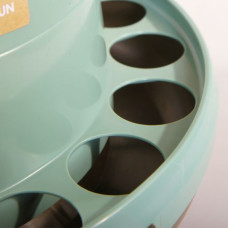 Кормушка бункерная Gaun Eco Recycled 8 кг с решеткой с круглыми отверстиями на ножках
