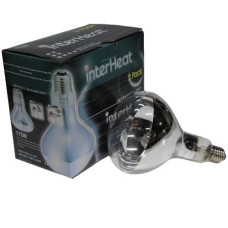 Лампа инфракрасная InterHeat 175 Вт Е27 R125 закаленное стекло прозрачная