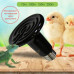 Лампа инфракрасная HobbyFarm керамическая HQ 75 Вт черная