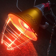 Рефлектор InterHeat светильник 250 Вт для ИК ламп металл, с переключателем Hi-Off-Lo шнур 2,5 м