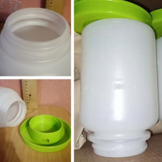 Поилка вакуумная Gaun 1 л для цыплят перепелов и другой мелкой птицы