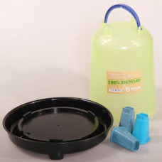 Поилка вакуумная Gaun ECO Recycled 8 л с ручкой на ножках